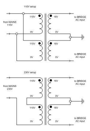 Transformer wiring diagram